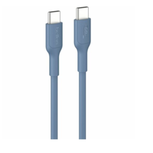 Belkin BoostCharge USB-C to USB-C Cable 60W, 3.3ft/1m, Blue - First End: 1 x USB 2.0 Type C - Male - Second End: 1 x USB 2.0 Type C - Male - 1